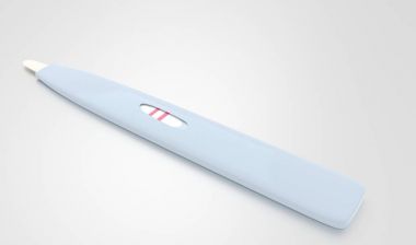 Hamilelik testi yakın çekim 