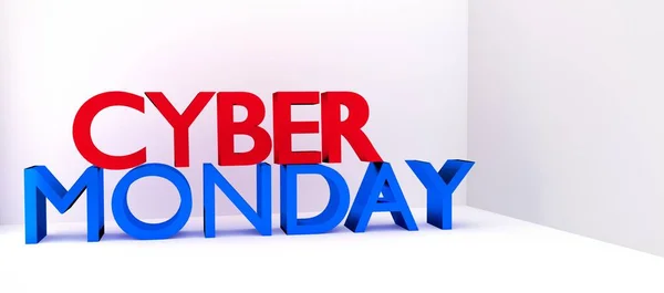 Cyber Monday Text — Stock Photo, Image