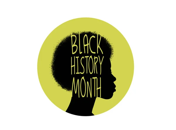 Black History Month Rander Ilustration — Fotografie, imagine de stoc