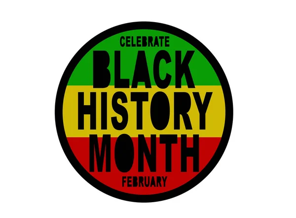 Black History Month Rander Illustration Royalty Free Stock Images