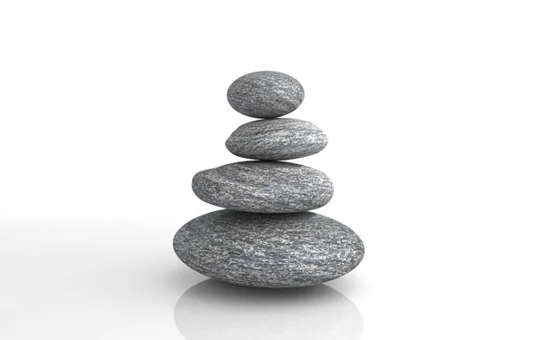 Zen Spa Stones Copyspace Stock Image