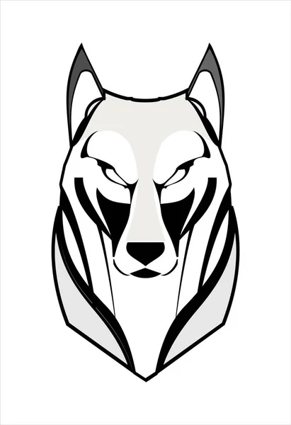 Wolf Coyote Husky Fox — Stock Vector