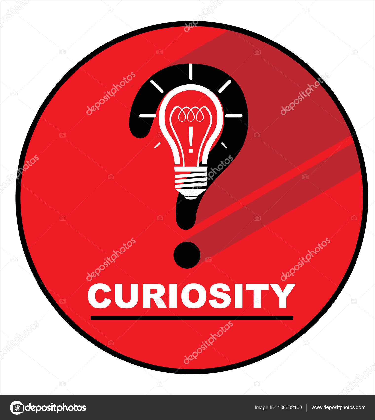 Signo de interrogación, bombilla y signo de exclamación Vector de stock  #188602100 de ©stendy1127@gmail.com, image size:1520x1700