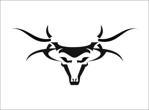 Stylized Head Goat. Ram. Goat. — Stock Vector