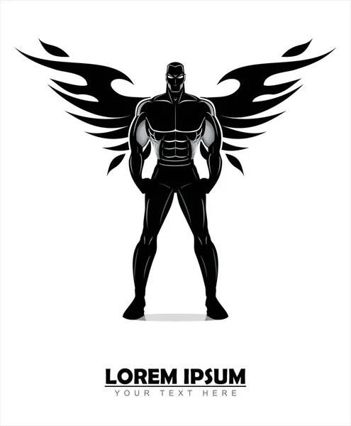kanatlı duran adam