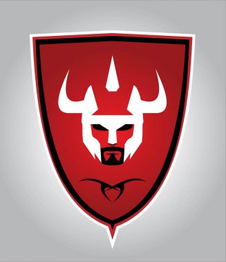 Kırmızı kalkan beyaz savaşçı