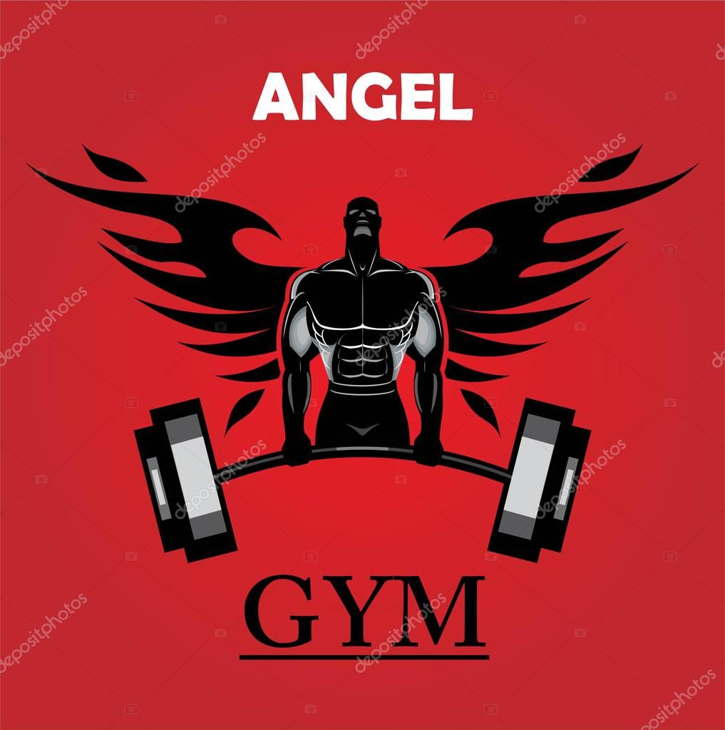 Angel Gym Icon for sport community