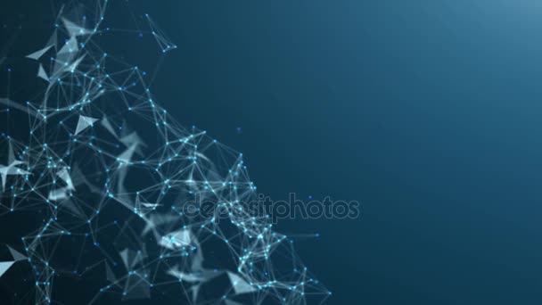 Abstract plexus background - 3 — Stock Video