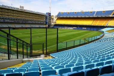 La Bombonera, Buenos Aires, Arjantin - 18.02.2014 - Estadio Alberto J. Armando stadyumu Buenos Aires 'in La Boca bölgesinde yer almaktadır..