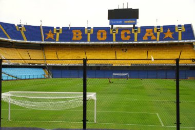 La Bombonera, Buenos Aires, Arjantin - 18.02.2014 - Estadio Alberto J. Armando stadyumu Buenos Aires 'in La Boca bölgesinde yer almaktadır..
