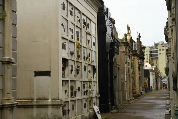 Buenos Aires Argentina Januar 2019 Udsigt Fra Recoleta Kirkegård Buenos - Stock-foto