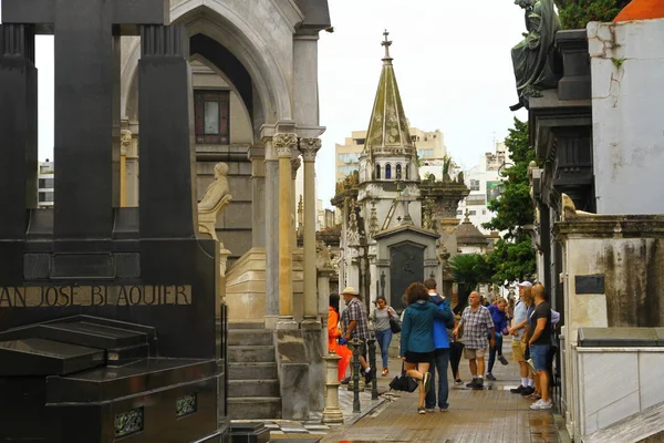 Buenos Aires Argentina Enero 2019 Una Vista Desde Cementerio Recoleta — Foto de Stock