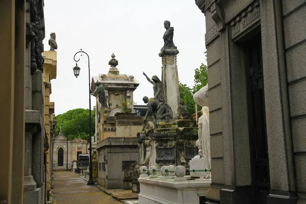 Buenos Aires Argentyna Stycznia 2019 Widok Cmentarza Recoleta Buenos Aires — Zdjęcie stockowe