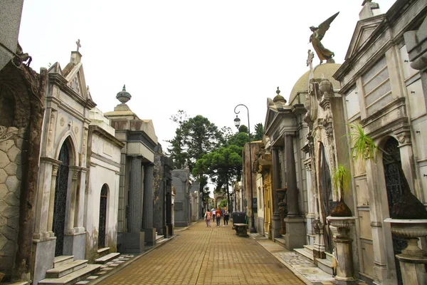 Buenos Aires Argentina Gennaio 2019 Veduta Dal Cimitero Della Recoleta — Foto Stock