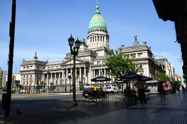 Buenos Aires Arjantin Deki Ulusal Kongre Binası Palacio Del Congreso — Stok fotoğraf