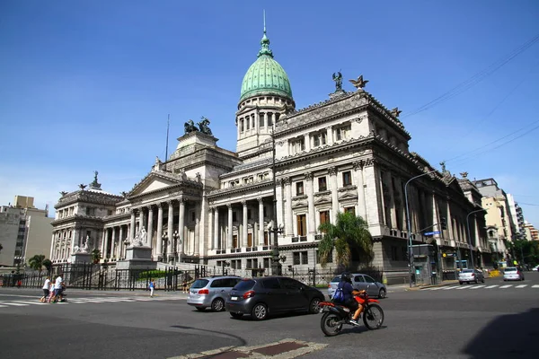 Buenos Aires Arjantin Deki Ulusal Kongre Binası Palacio Del Congreso — Stok fotoğraf