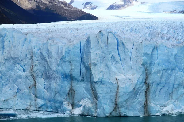 Widok Spektakularnego Lodowca Perito Moreno Argentyna Patagonia — Zdjęcie stockowe