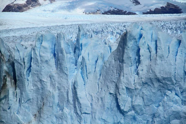 Widok Spektakularnego Lodowca Perito Moreno Argentyna Patagonia — Zdjęcie stockowe