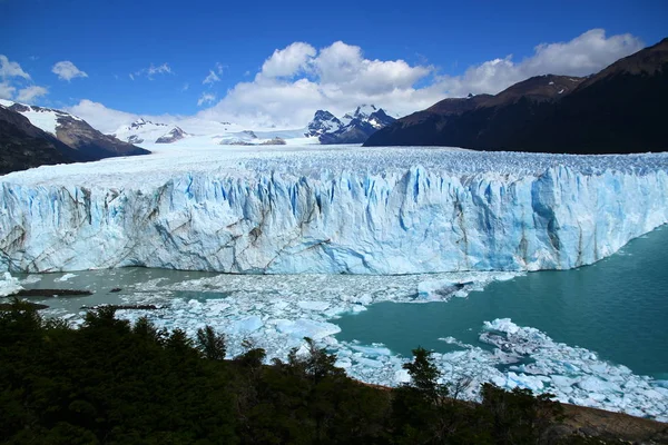 Θέα Από Τον Εντυπωσιακό Παγετώνα Perito Moreno Αργεντινή Παταγονία — Φωτογραφία Αρχείου