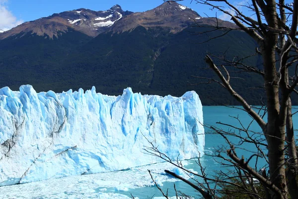 Una Vista Desde Espectacular Glaciar Perito Moreno Patagonia Argentina —  Fotos de Stock