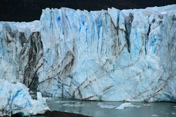 Widok Spektakularnego Lodowca Perito Moreno Argentyna Patagonia — Zdjęcie stockowe