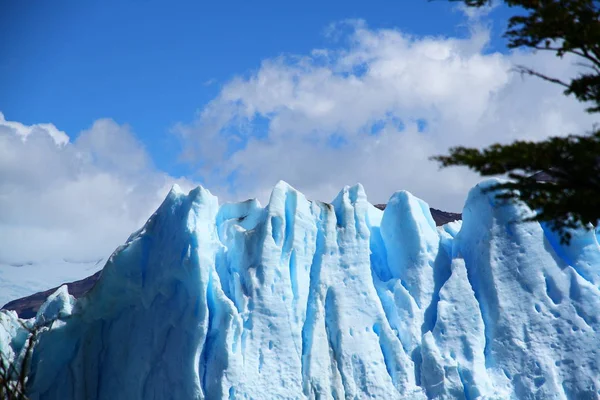 아르헨티나 파타고니아 모레노 빙하의 장관을 — 스톡 사진