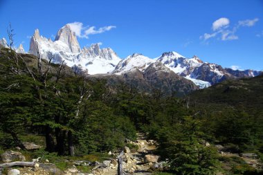 Fitz Dağı Roy, Arjantin Patagonya, Arjantin.