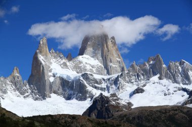 Fitz Dağı Roy, Arjantin Patagonya, Arjantin.