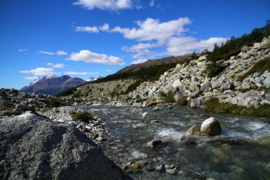  Ushuaia, Arjantin, Tierra del Fuego Milli Parkı 'ndan güzel manzara,