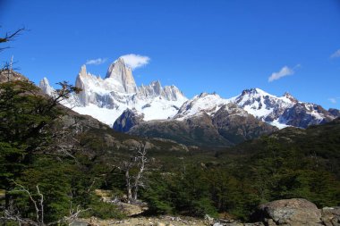  Ushuaia, Arjantin, Tierra del Fuego Milli Parkı 'ndan güzel manzara,