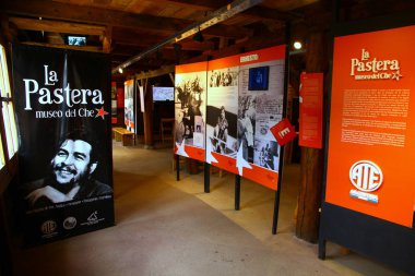 An exterior view from La Pastera Museum which was a former barn where Che Guevara spent a couple of nights during his motorcycle trip in 1952, Argentina clipart