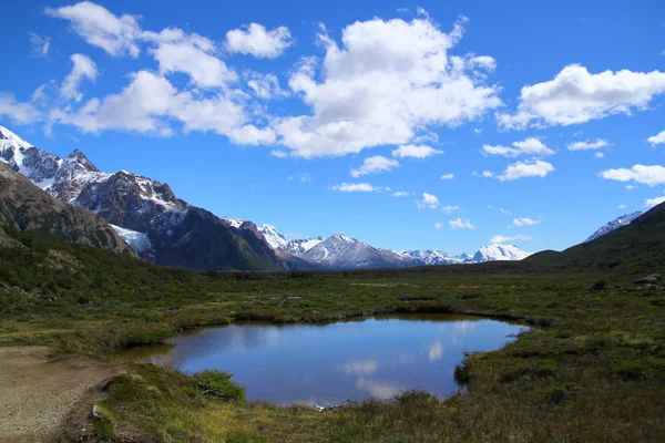 Sjö Bergen Natur Resor — Stockfoto