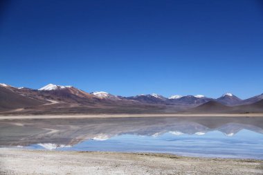 Bolivya 'daki Eduardo Avaroa Andean Ulusal Rezervinden bir manzara.