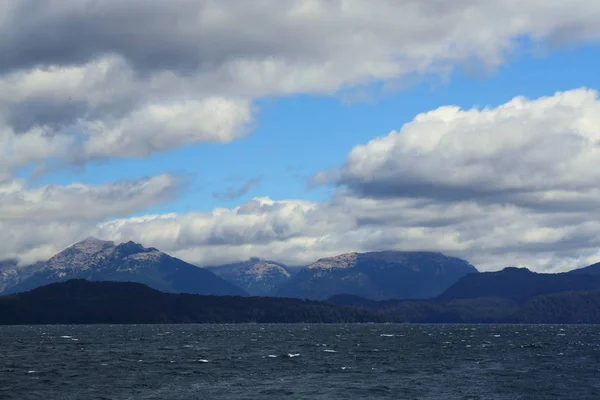 Чудовий Краєвид Озера Науель Уапі Аргентина — стокове фото