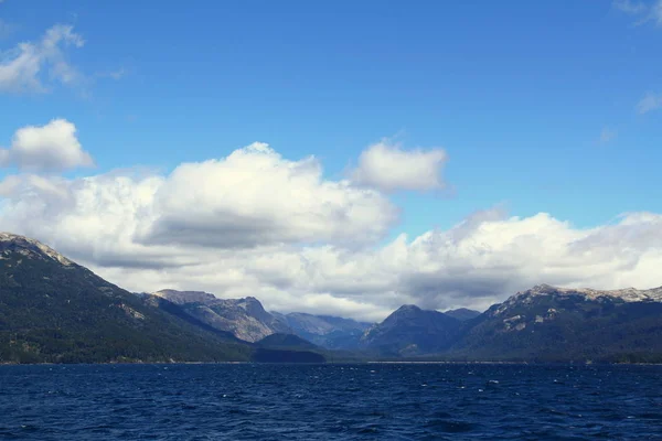Hermoso Paisaje Desde Lago Nahuel Huapi Argentina — Foto de Stock