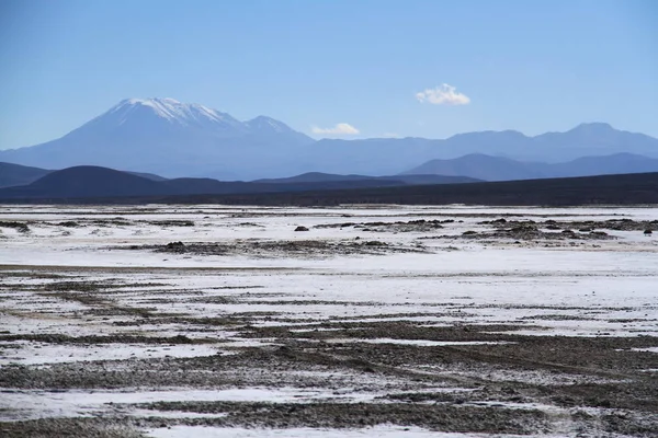 Σολτ Φλατς Τσιγκουάνα Στη Βολιβία — Φωτογραφία Αρχείου