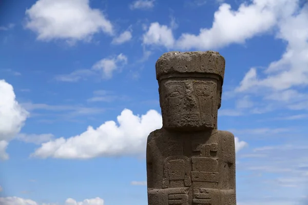 Tiwanaku Sítio Arqueológico Bolívia — Fotografia de Stock