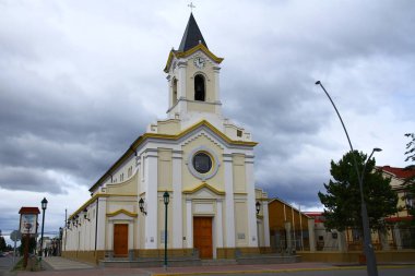 Şili 'de küçük bir kilise manzarası
