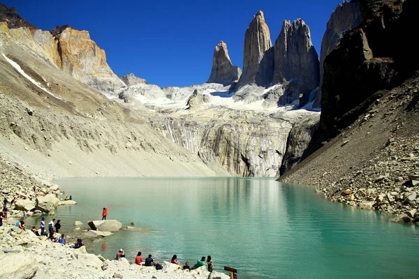 Parc National Torres Del Paine Chili Base Des Tours Son — Photo