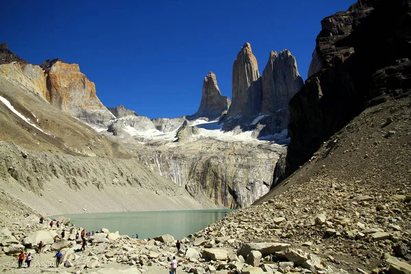 Torres Del Paine Nemzetközi Park Chile Torres Del Paine Nemzeti — Stock Fotó