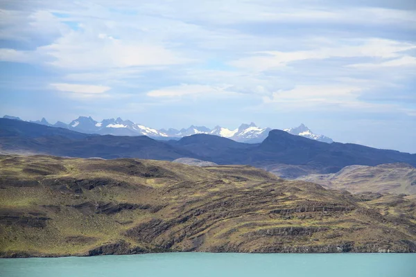 Una Vista Panorámica Desde Lago Nordenskjold Parque Nacional Torres Del — Foto de Stock