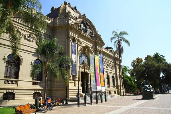 Museu Nacional Belas Artes Tem Uma Grande Coleção Pinturas Esculturas — Fotografia de Stock