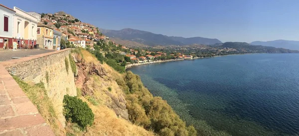 Ein Blick Auf Die Stadt Lesbos Griechenland — Stockfoto