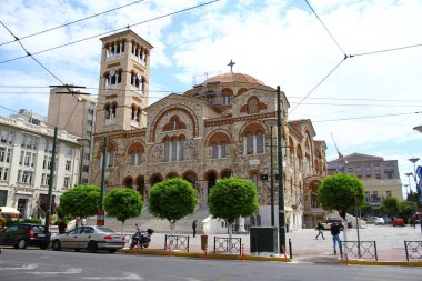 Atina 'daki Kutsal Havariler Kilisesi manzarası.