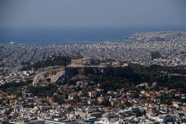 Mount Lycabettus Athens Greece — Stock Photo, Image