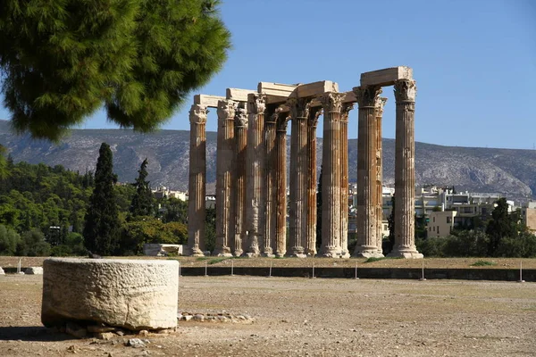 Temple Zeus Olympien Athènes Grèce — Photo