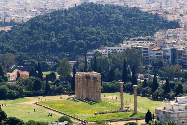 Temple Zeus Olympien Athènes Grèce — Photo