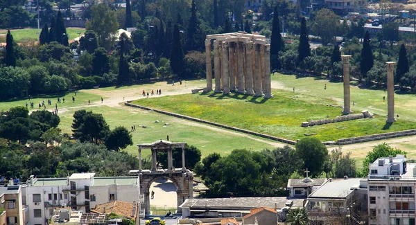 Ancient Greek Temple Athens Greece — Stok fotoğraf