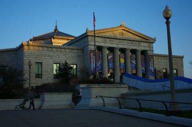 Chicago, ABD - 23 Kasım 2009. Shedd Akvaryumu, Chicago 'da bir kapalı akvaryumdur ve dünyanın en büyük kapalı akvaryumlarından biridir..