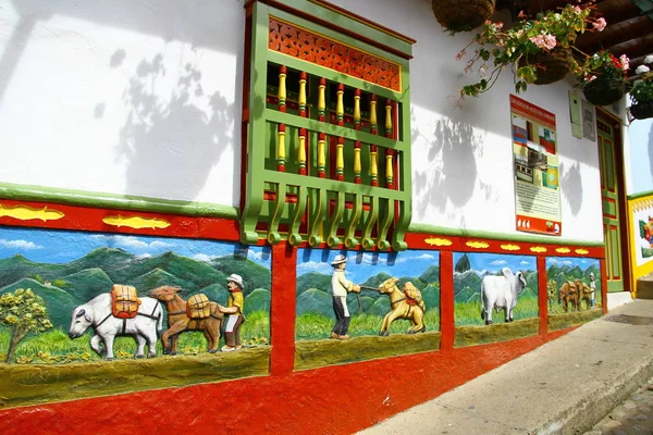 Guatape Town Antioquia Colombia Mei 2019 Sebuah Pemandangan Jalanan Dari — Stok Foto